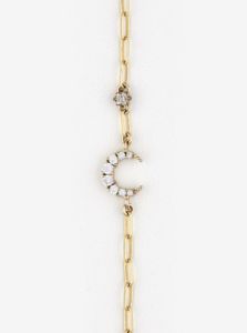 Crescent Moon & Star Bracelet sold by iris