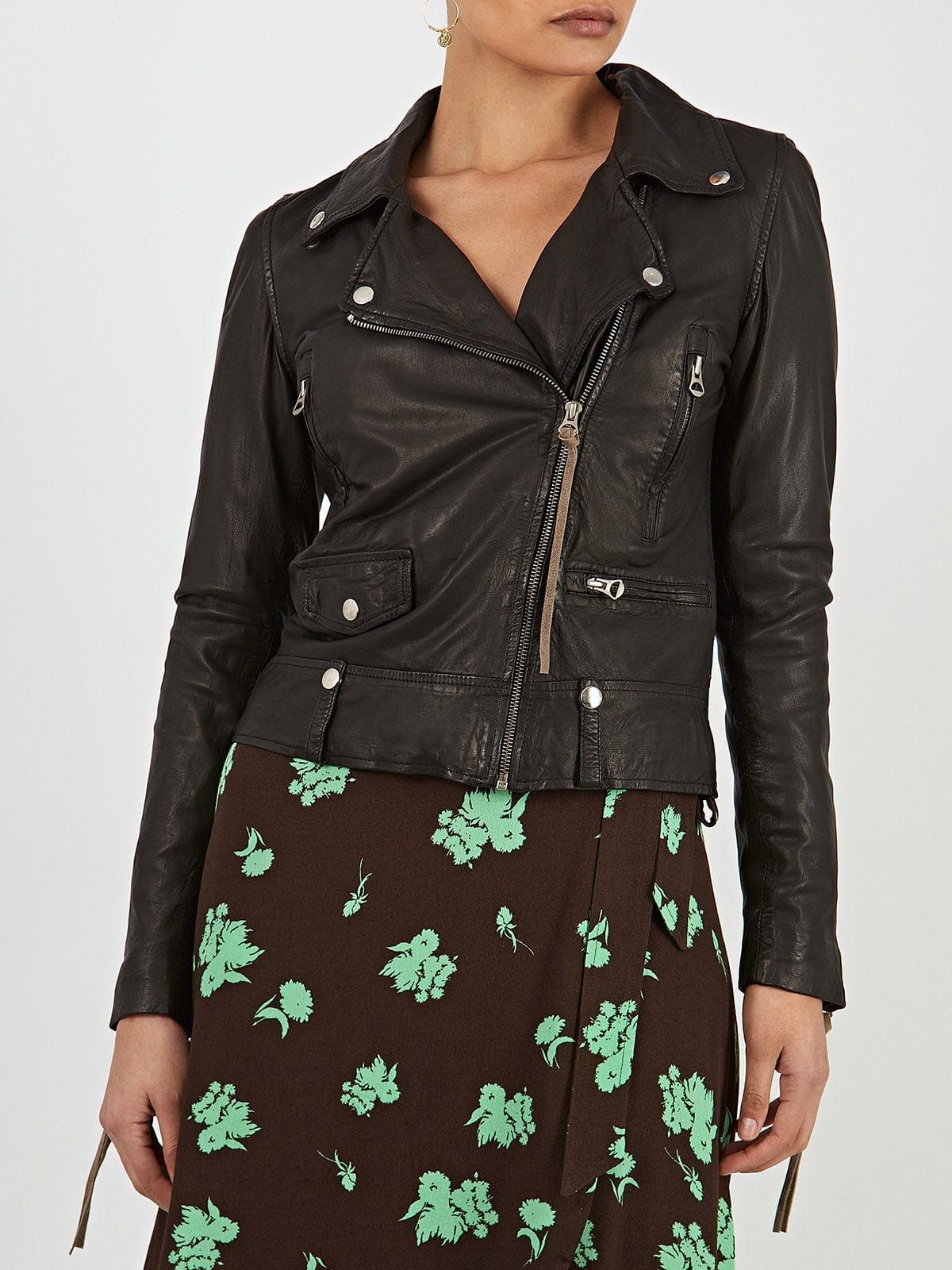 Seattle Thin Leather Jacket sold by iris product image thumbnail 3