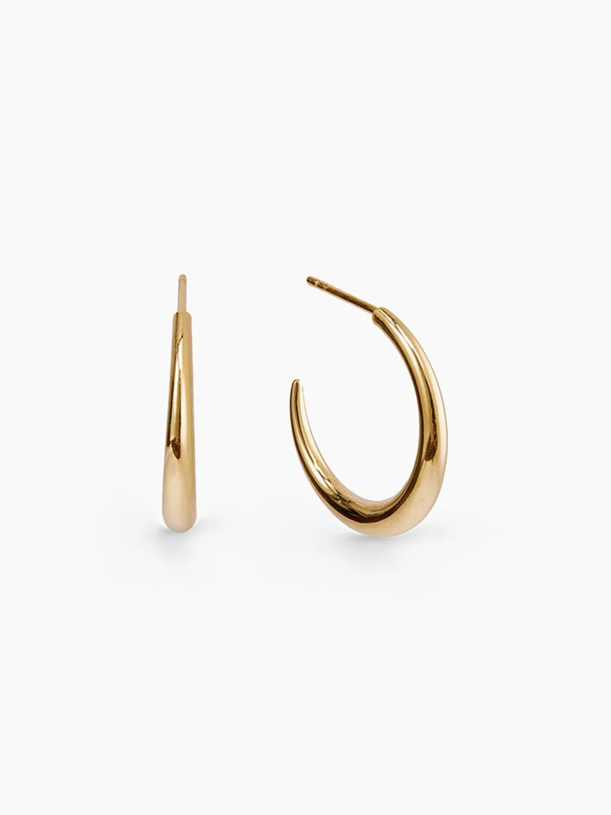 Graduated Hoops - Gold sold by iris