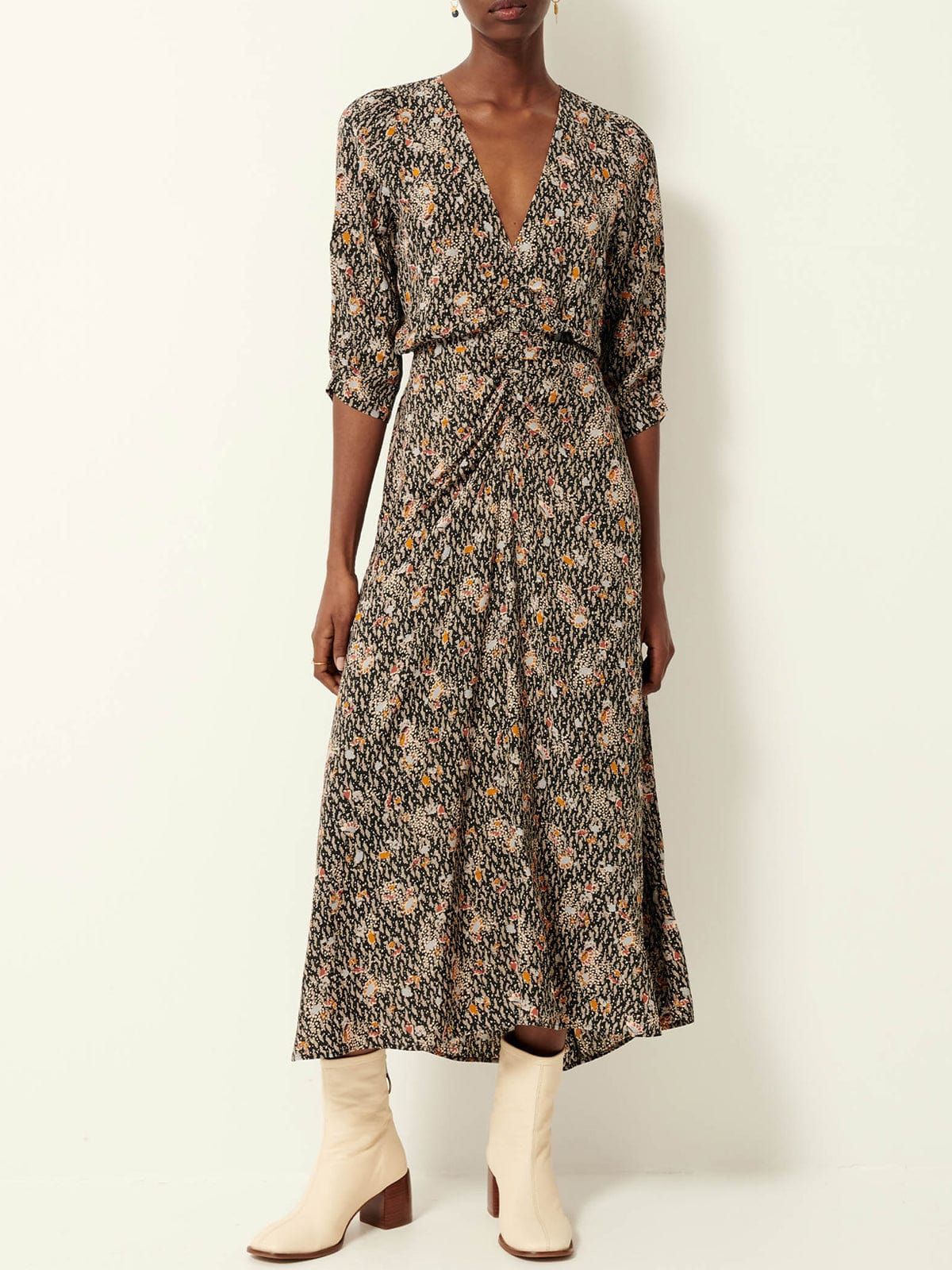 Nylia Rushed Floral Dress sold by iris product image thumbnail 2