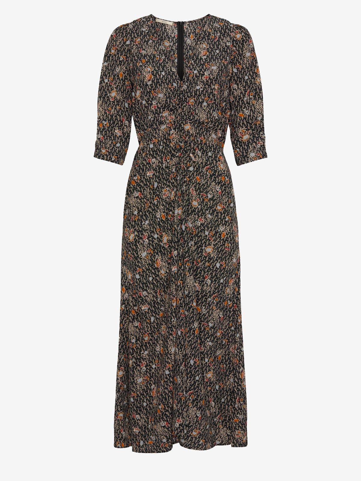 Nylia Rushed Floral Dress sold by iris