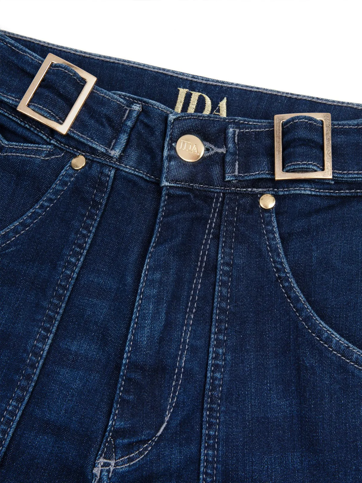 Minnie Wide Leg- Dark Denim sold by iris product image thumbnail 5