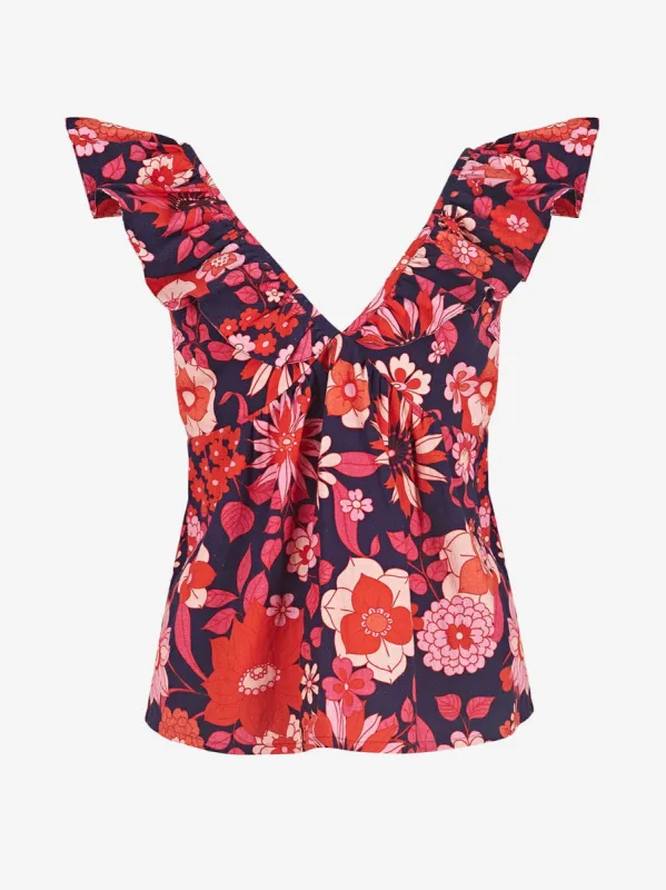 Paloma Floral Print Top sold by iris