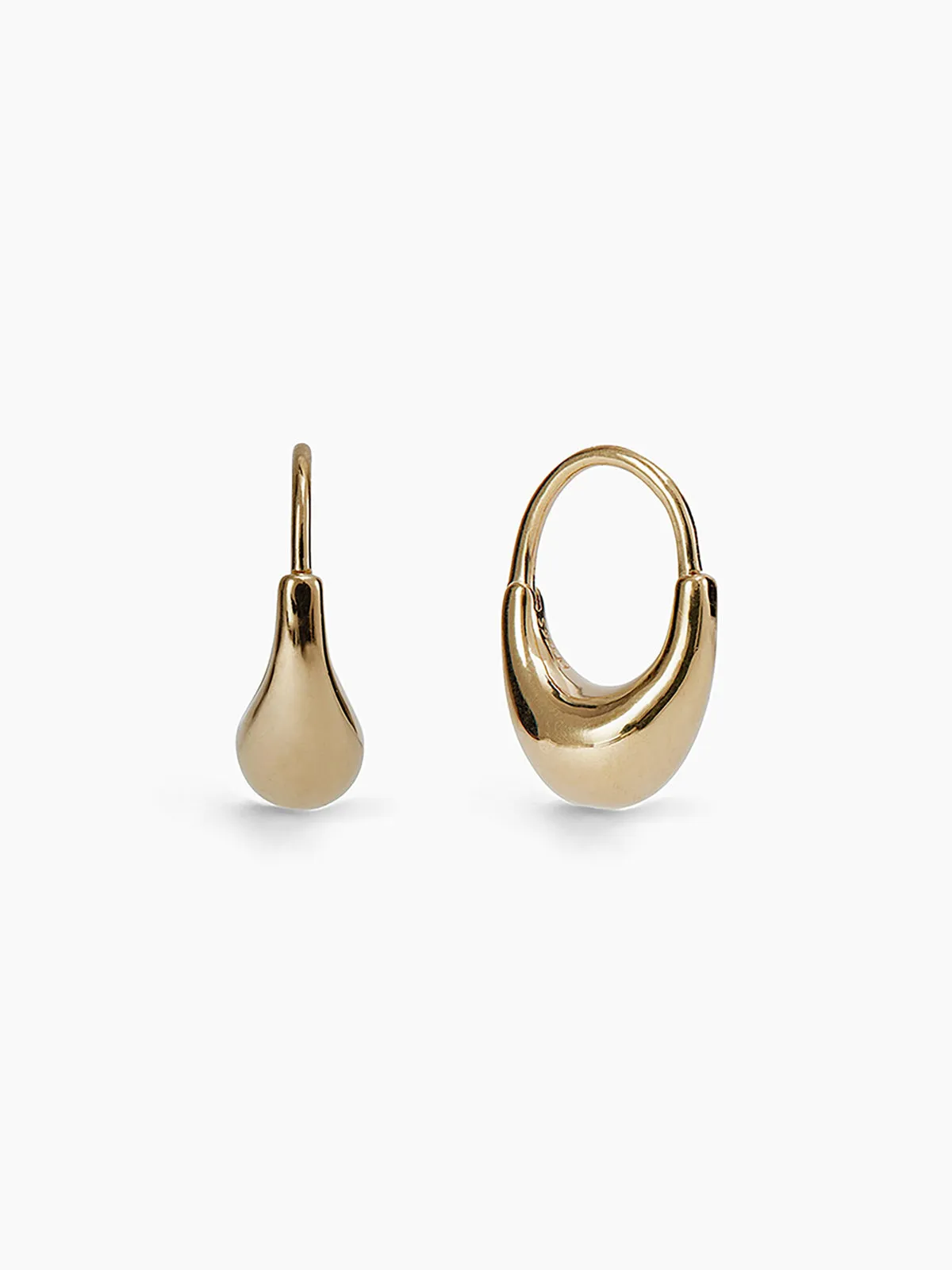 Roscida Drop Hoops sold by iris