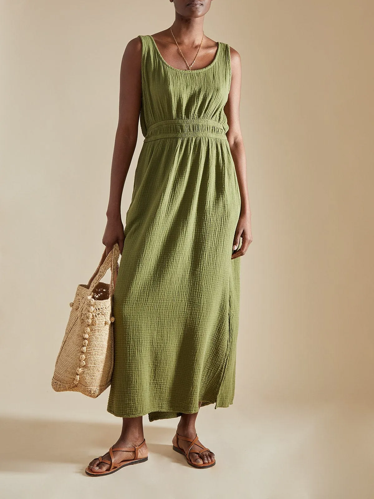 Jasper Dress - Khaki sold by iris product image thumbnail 2