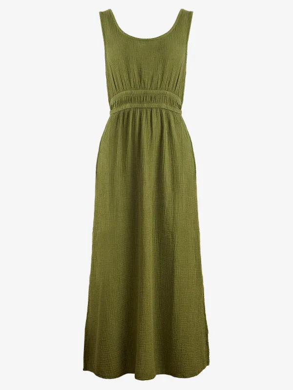 Jasper Dress - Khaki made by iris