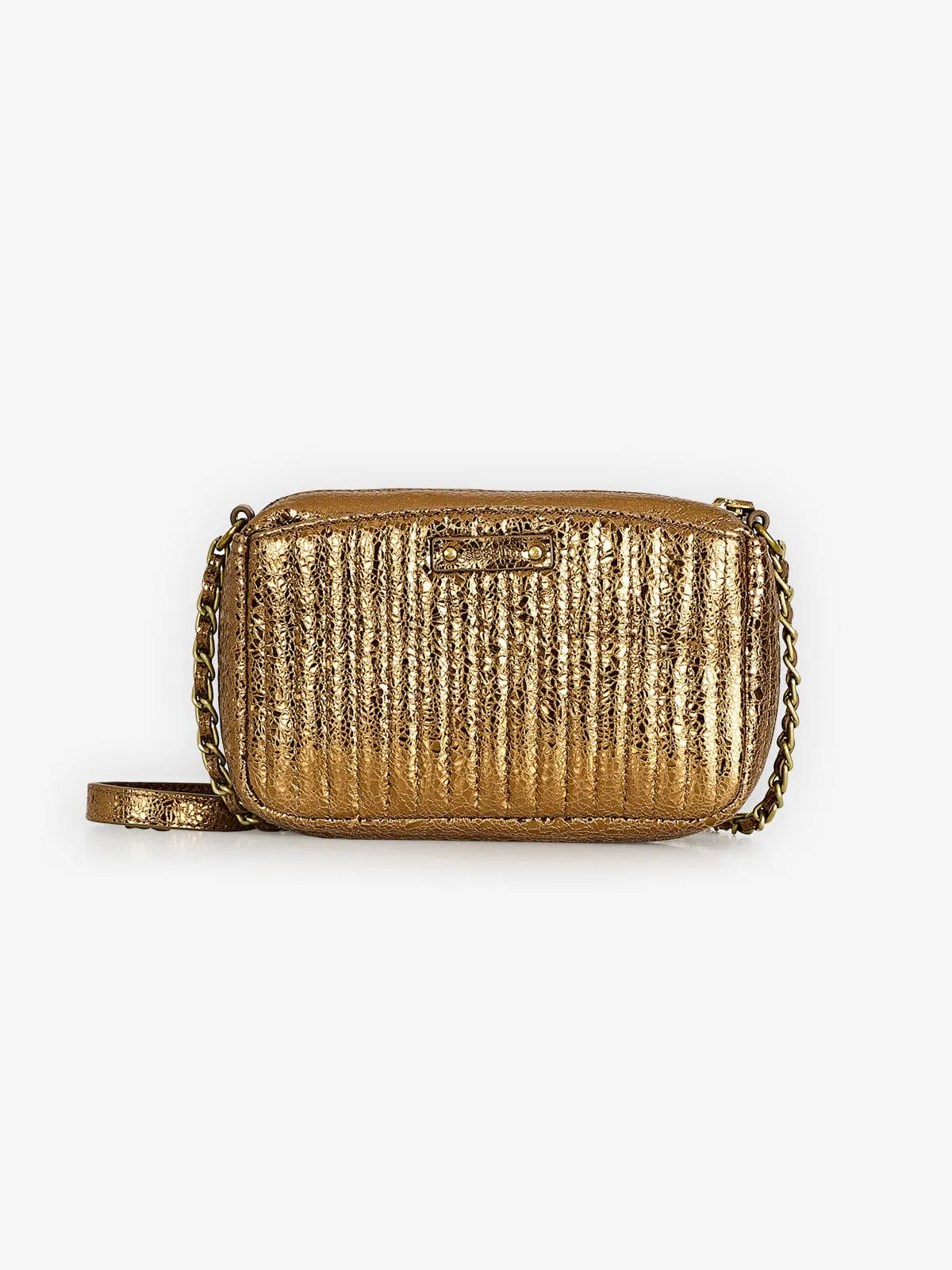 Divinou Leather Bag – Bronze sold by iris