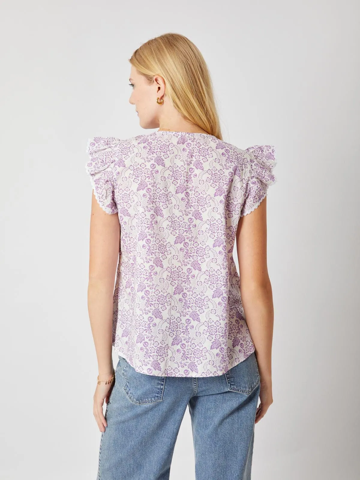 Nola Flutter Sleeve Blouse sold by iris product image thumbnail 5