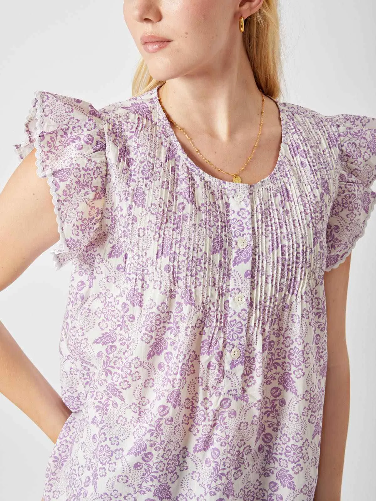 Nola Flutter Sleeve Blouse sold by iris product image thumbnail 4