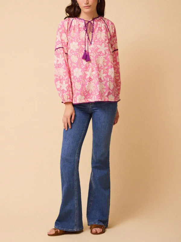 Flower Top - Pink made by iris