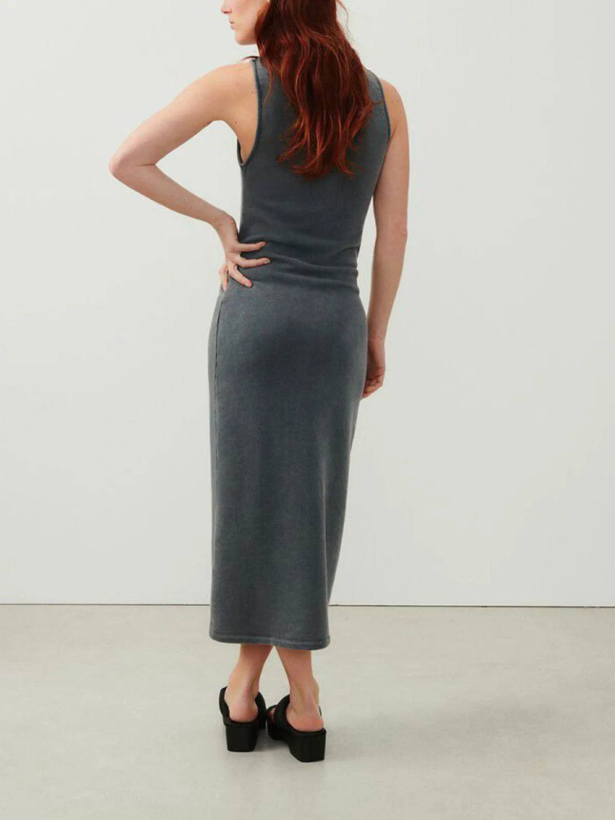 Hapylife T- Shirt Dress - Charcoal sold by iris product image thumbnail 3