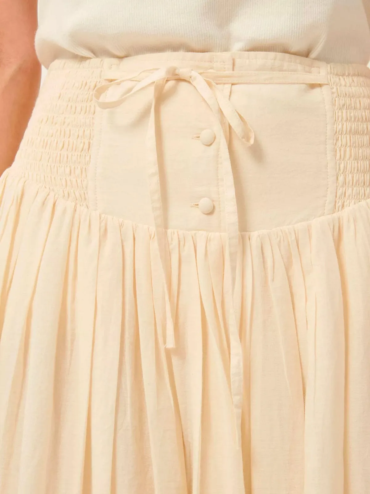 Halong Skirt - Cream sold by iris product image thumbnail 4