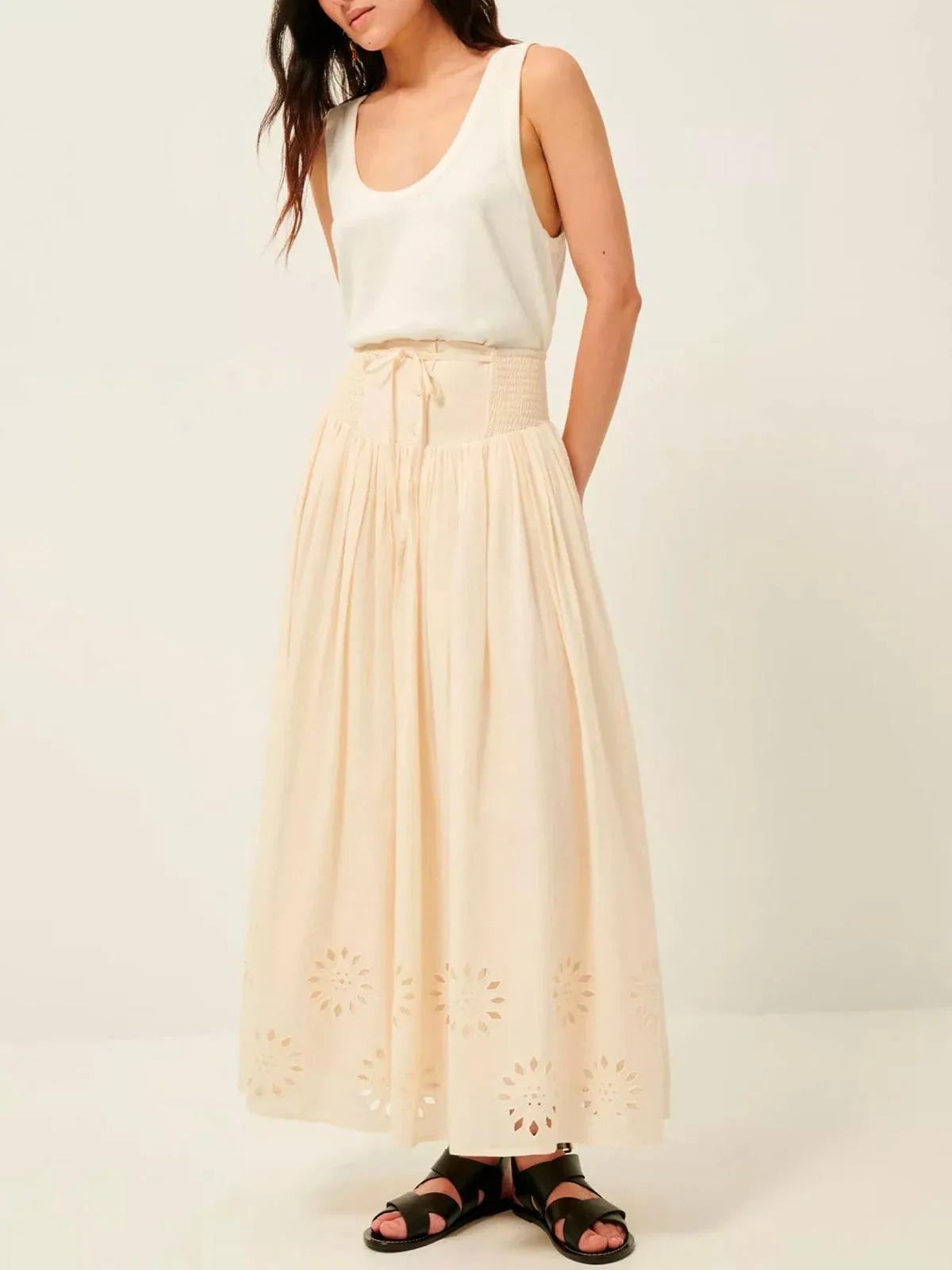 Halong Skirt - Cream sold by iris product image thumbnail 2