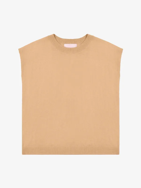 Lucca Tank - Camel sold by iris