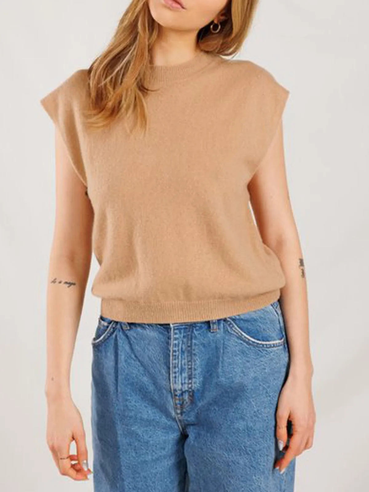 Lucca Tank - Camel sold by iris product image thumbnail 2