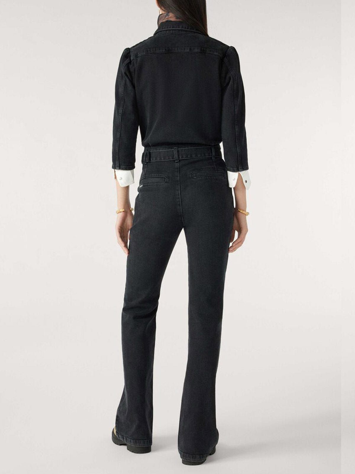 Isaya Denim Jumpsuit- Black sold by iris product image thumbnail 3