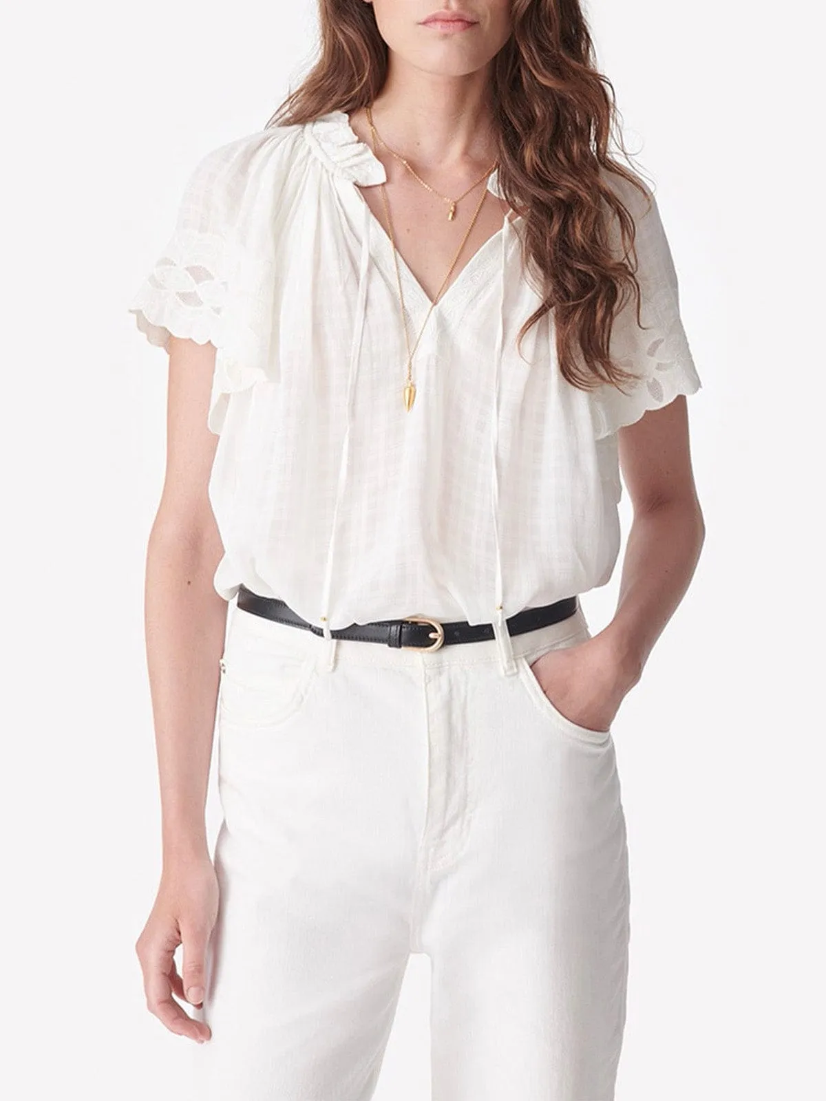 Valentin Blouse - Ecru sold by iris product image thumbnail 2