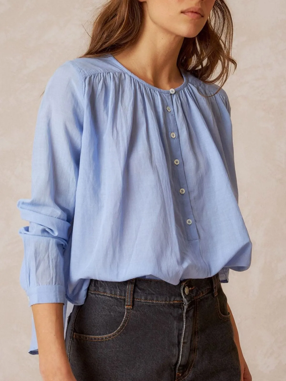 Vera Shirt- Light Blue sold by iris product image thumbnail 3