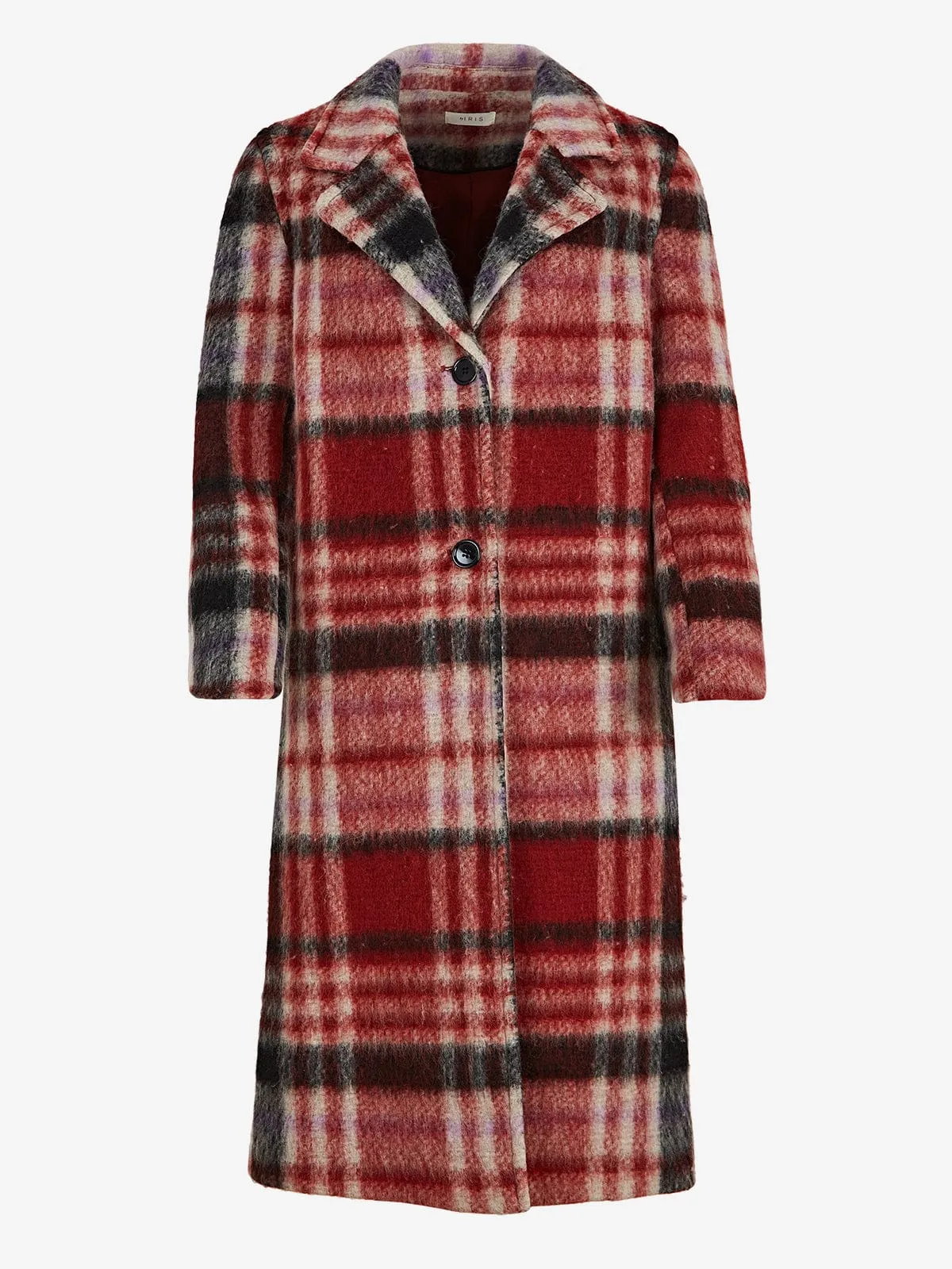 Fran Check Coat - Red sold by iris product image thumbnail 3