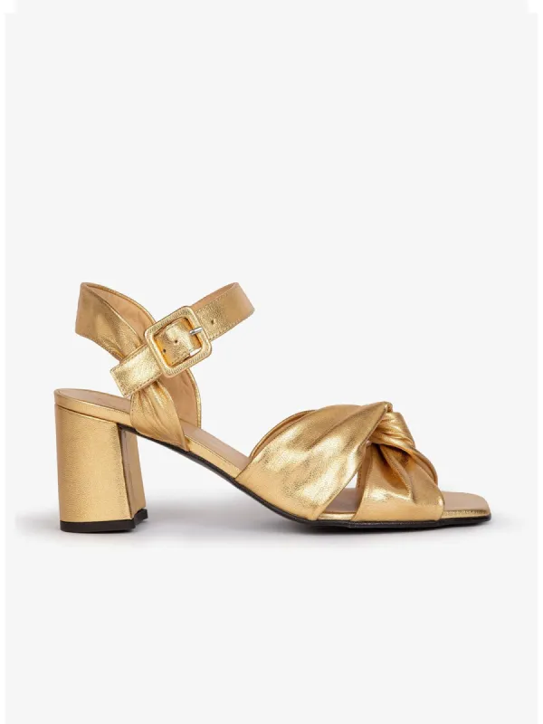 Infinity Sandal Gold sold by iris