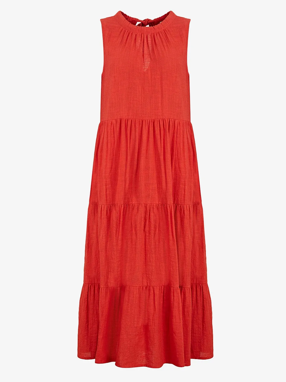 Molly Tie Back Midi Dress – Watermelon Red sold by iris product image thumbnail 5