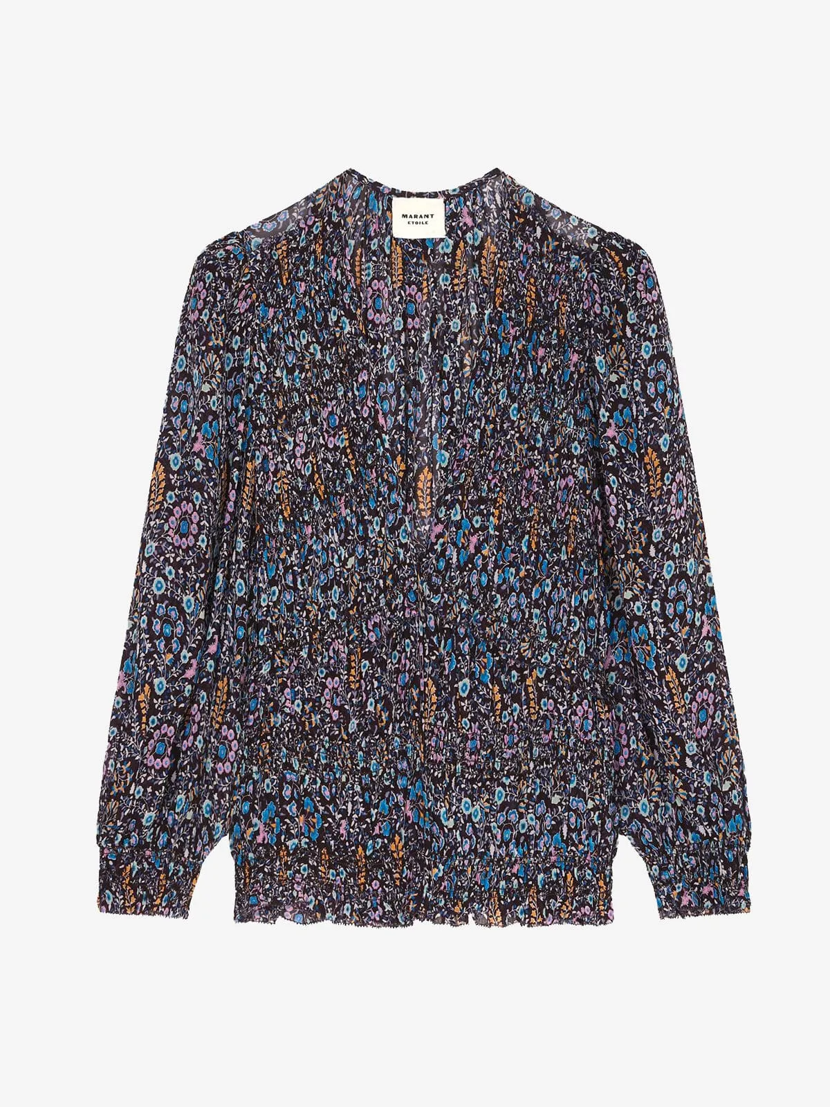 Nibel Georgette Top- Midnight sold by iris