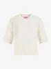 Flamenco Tee Knit- Cream sold by iris