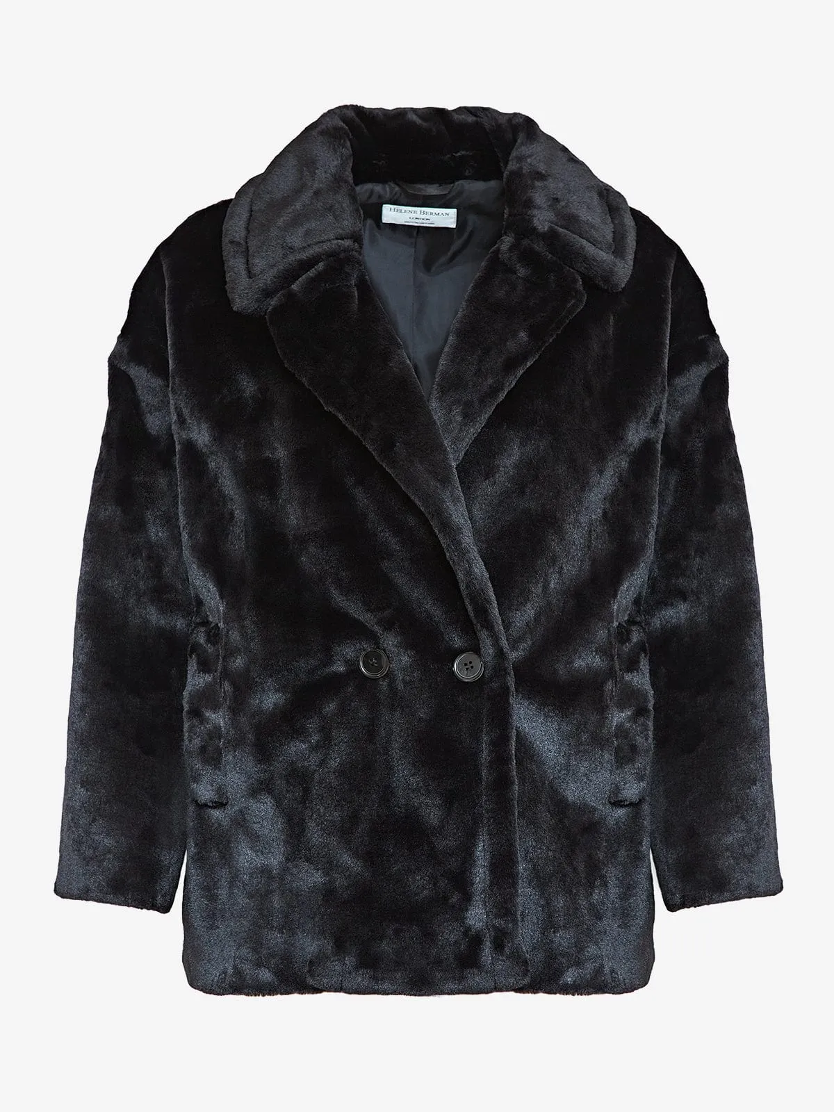 Faux Fur Coat- Black sold by iris