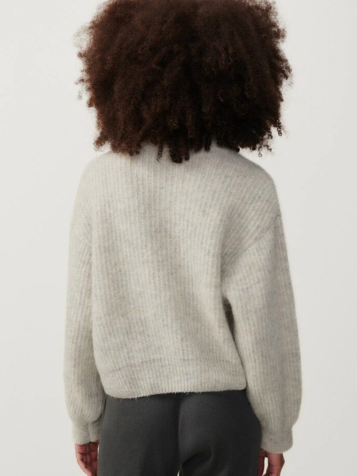 East Loose Knit- Light Grey sold by iris product image thumbnail 3