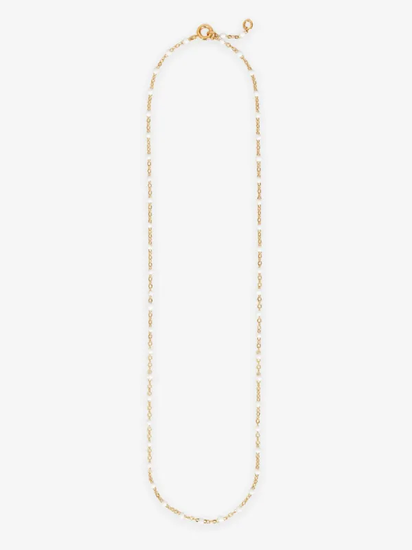 Alba White Bead Necklace sold by iris
