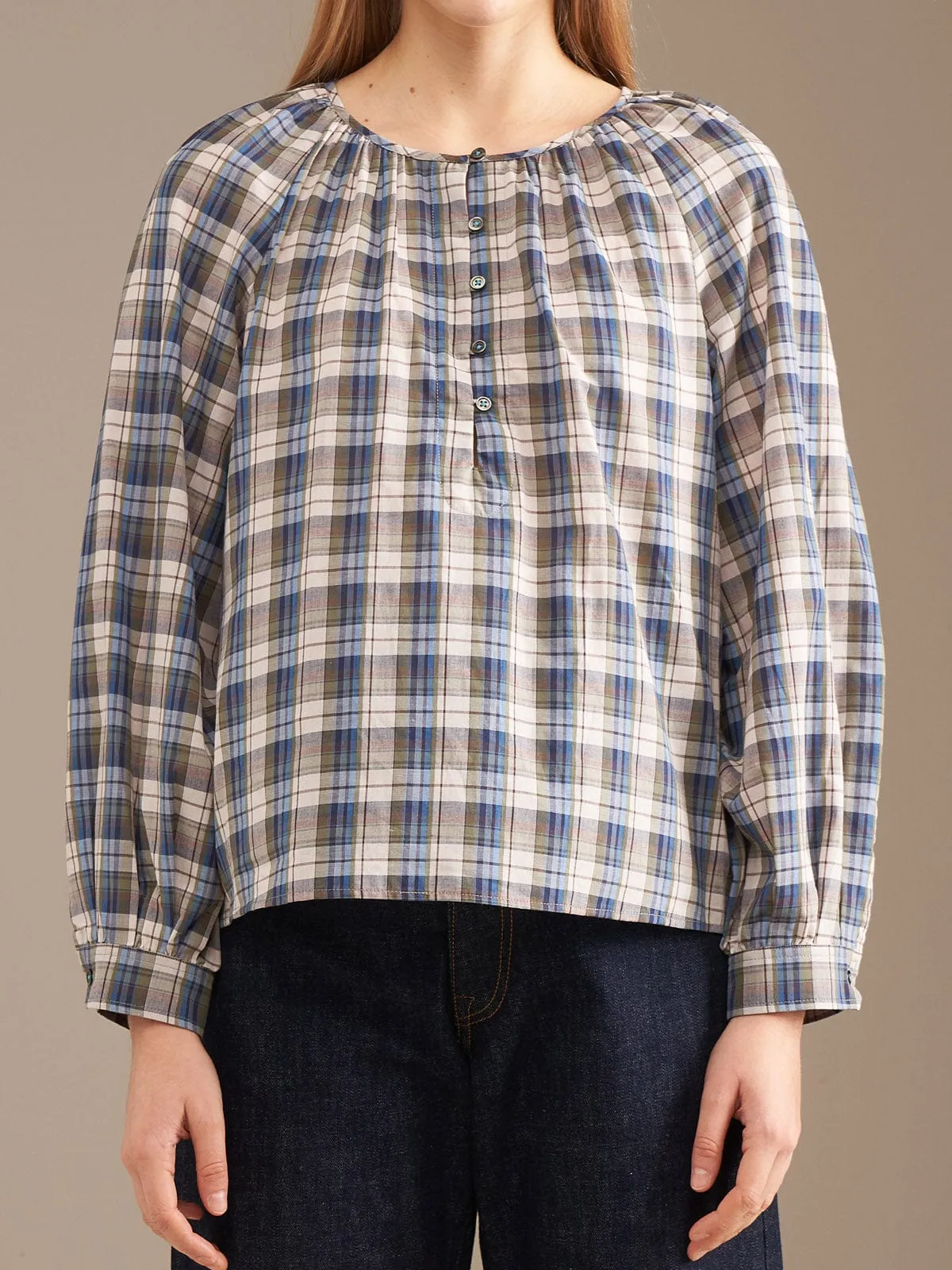 Haiti Check Blouse sold by iris product image thumbnail 2