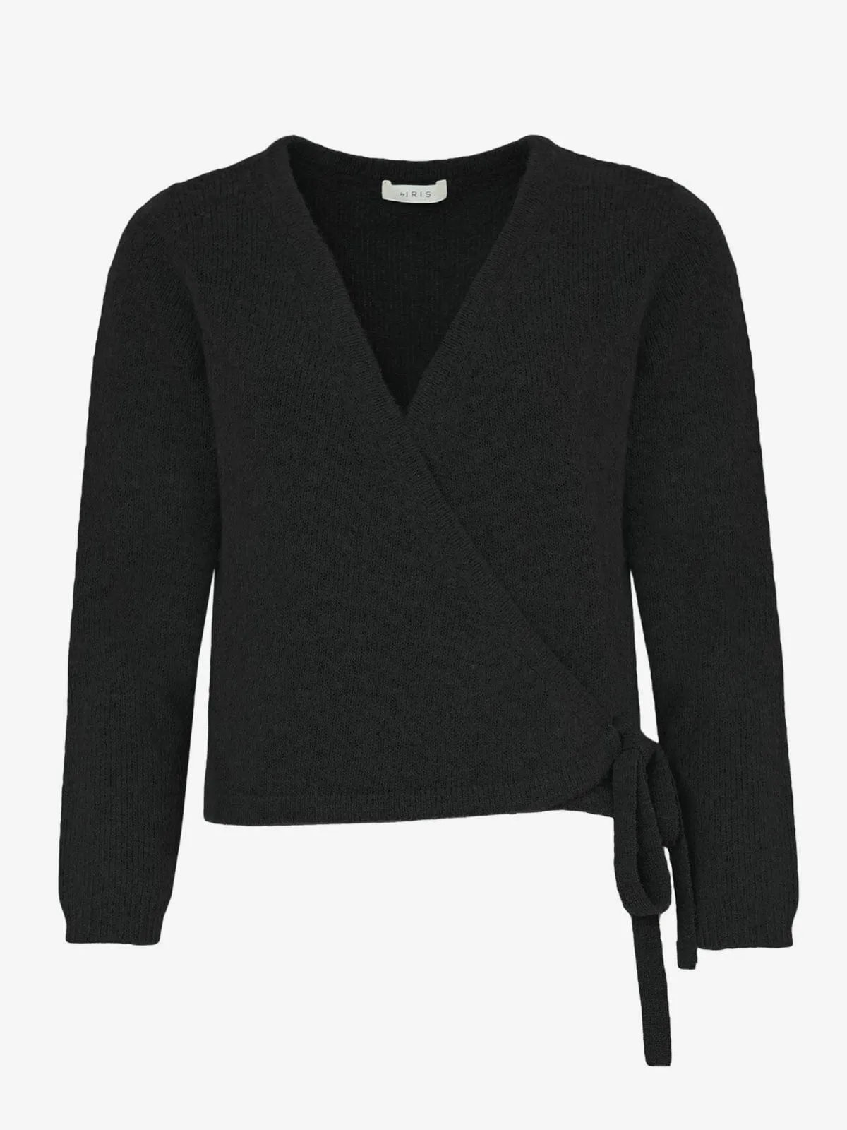 Celine Alpaca Wrap Cardigan - Black sold by iris product image thumbnail 5