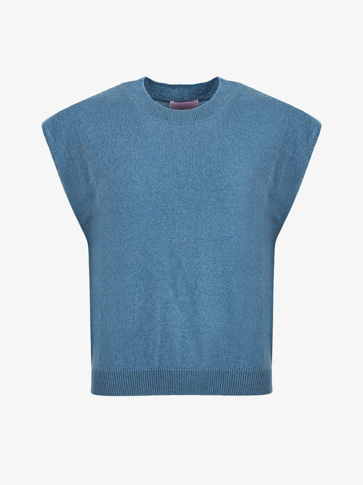 Lucca Crew Neck Tank- Denim sold by iris