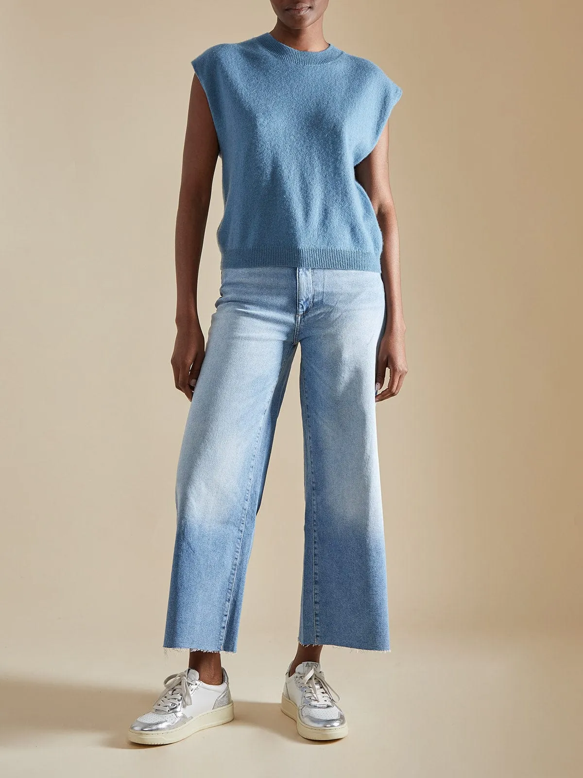 Lucca Crew Neck Tank- Denim sold by iris product image thumbnail 2