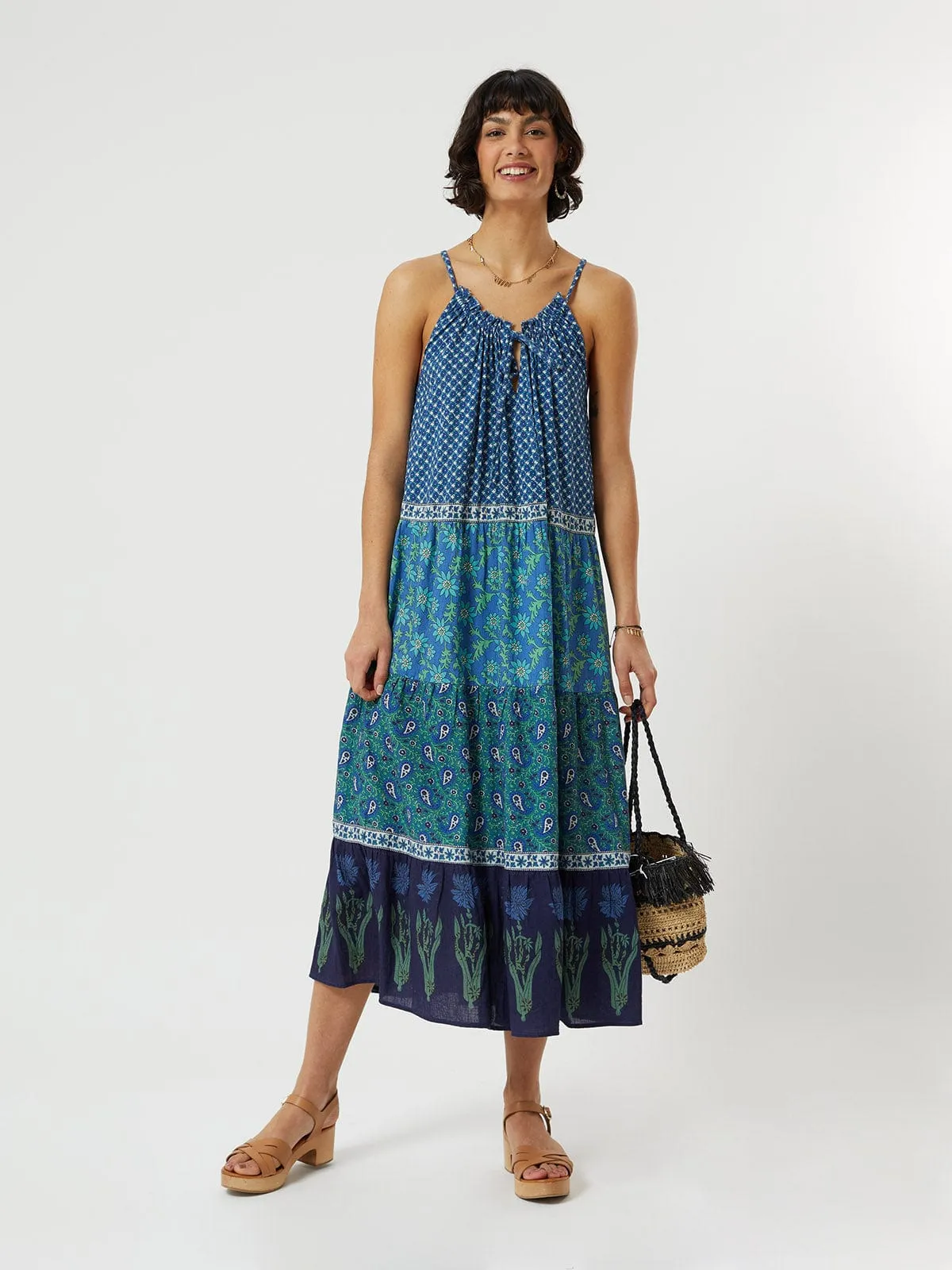 Ziva Strappy Dress – Blue sold by iris product image thumbnail 4