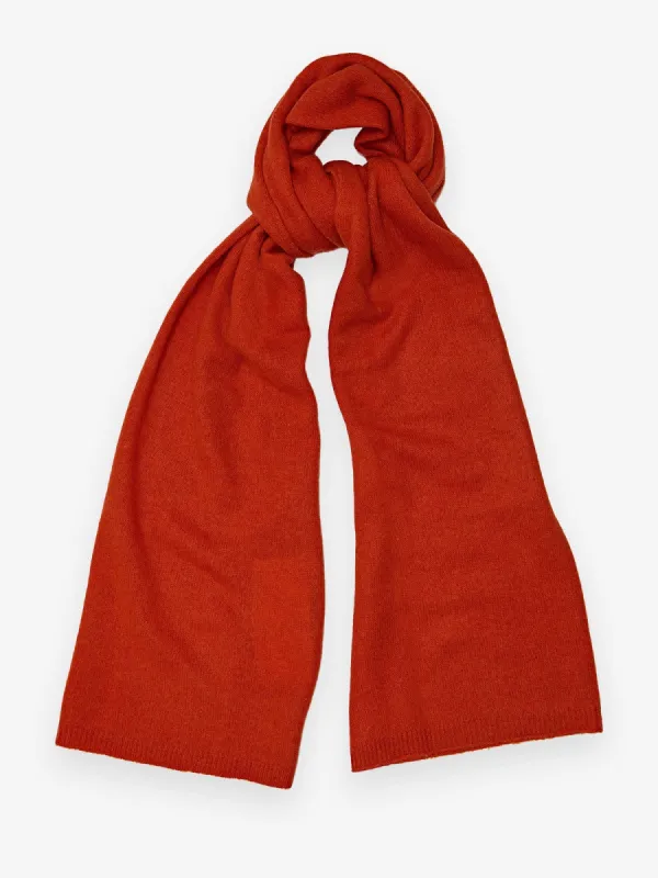 Evia Cashmere Scarf- Red sold by iris