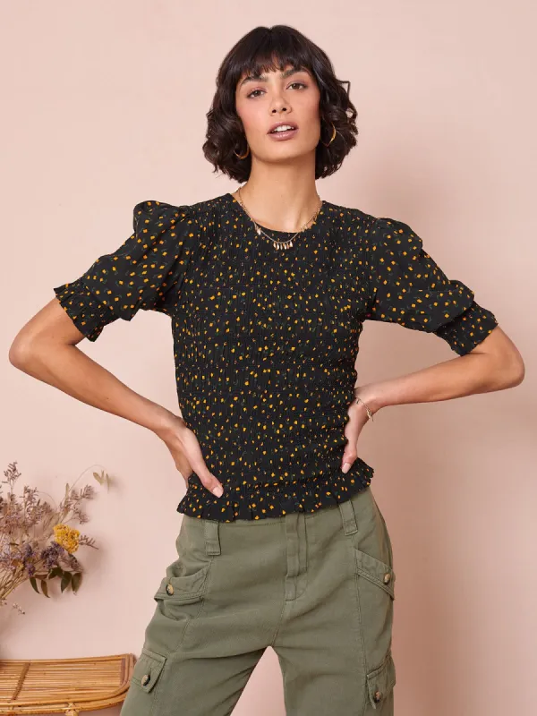 Simone Crepe Top sold by iris