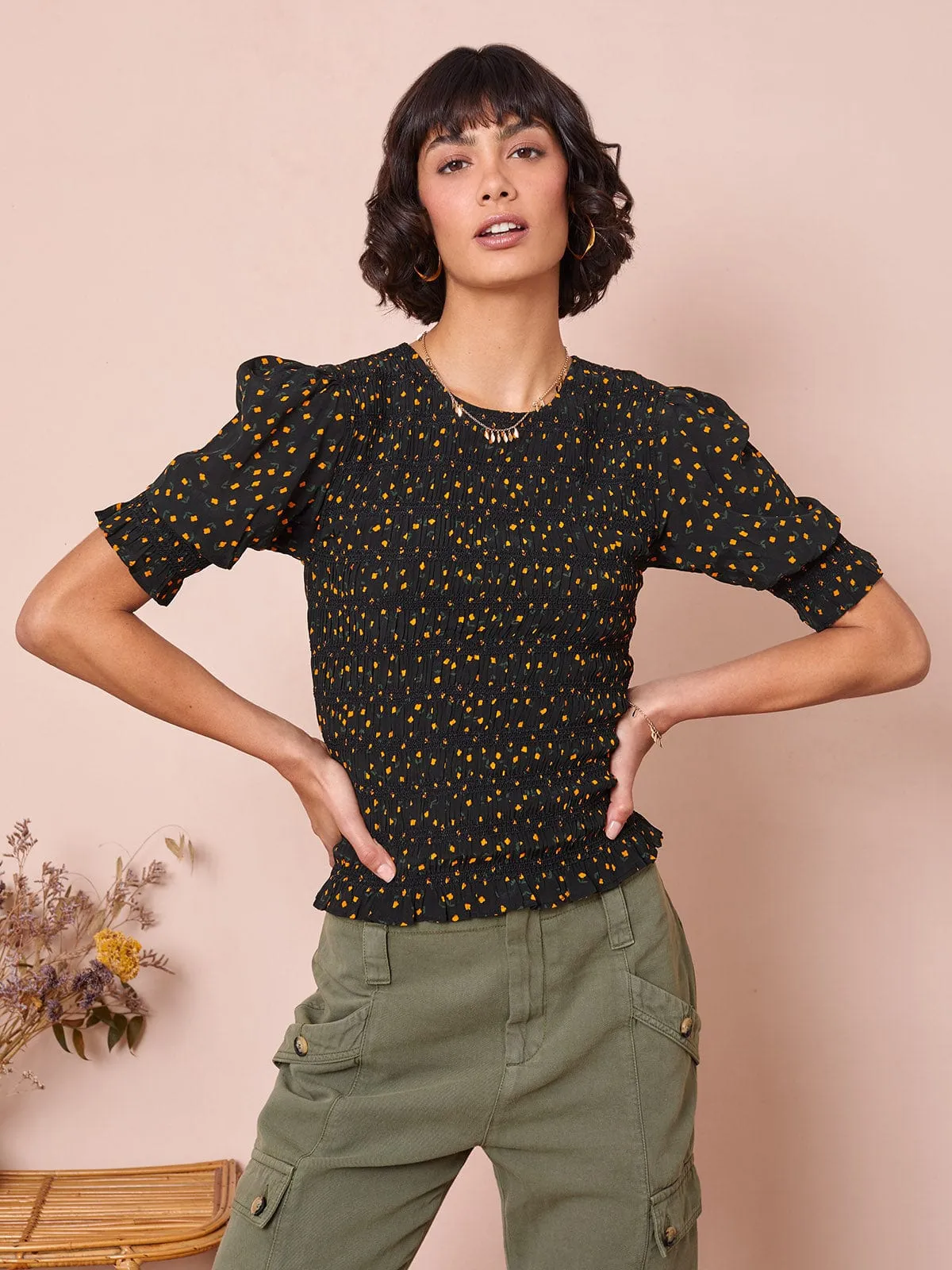 Simone Crepe Top sold by iris