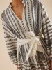 Isabella Dress - Black and White sold by iris