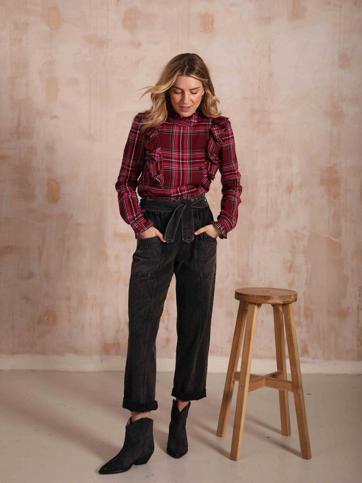 Misha Tie Waist Trouser sold by iris product image thumbnail 2