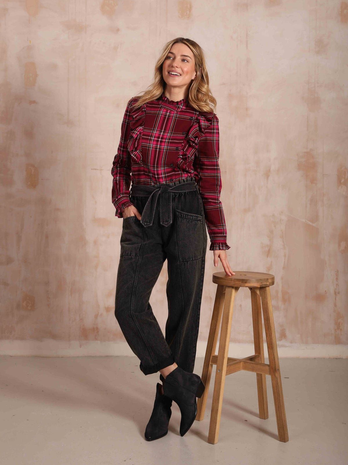 Misha Tie Waist Trouser sold by iris product image thumbnail 3