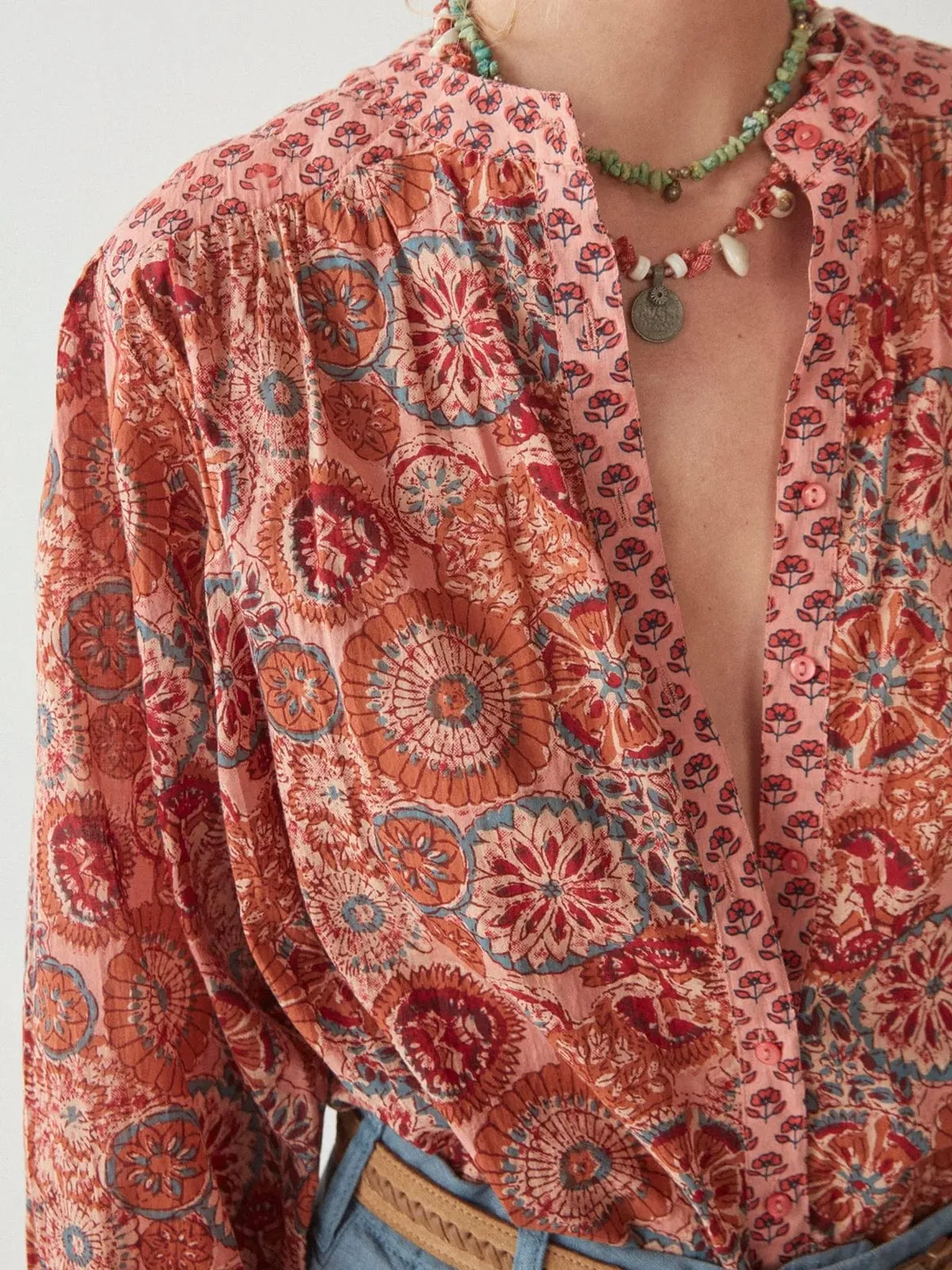 Beatrice Blouse - Rust sold by iris product image thumbnail 4