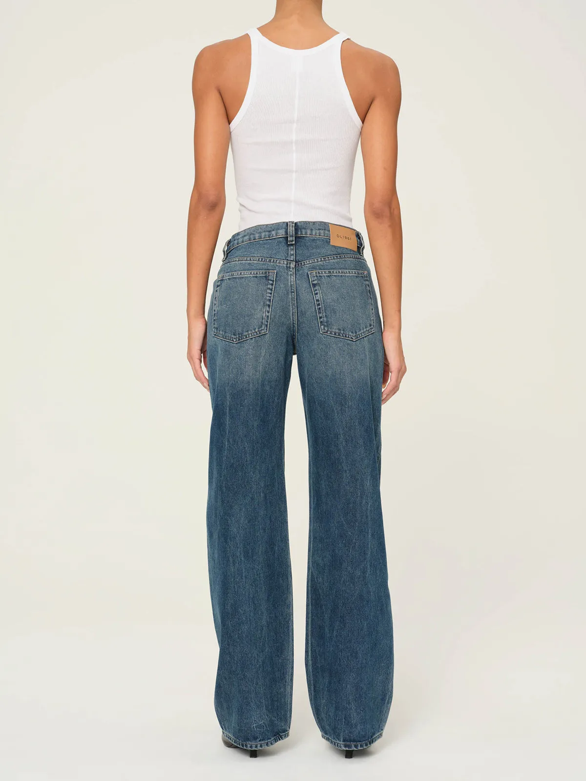 Drue Straight Leg Jeans - Blue sold by iris product image thumbnail 3
