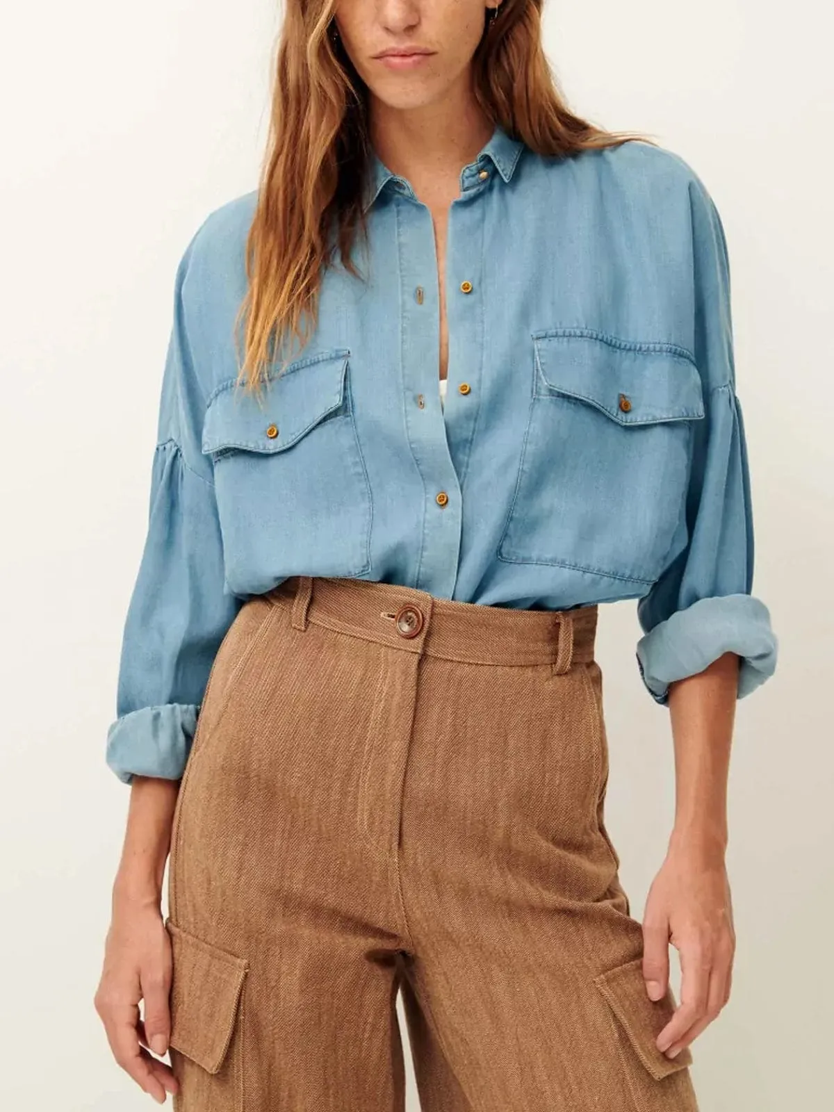 Botania Shirt- Blue sold by iris product image thumbnail 4