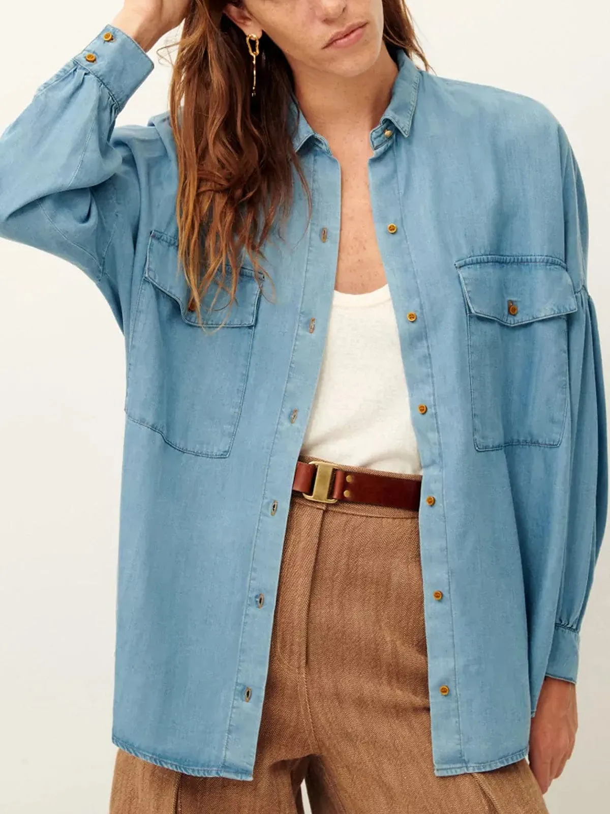 Botania Shirt- Blue sold by iris product image thumbnail 2