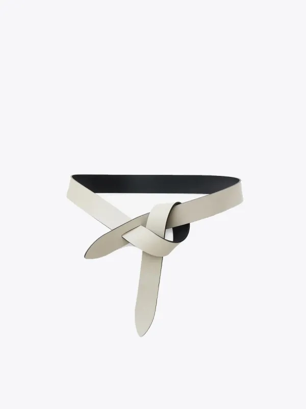 Lecce Belt Black/White made by iris