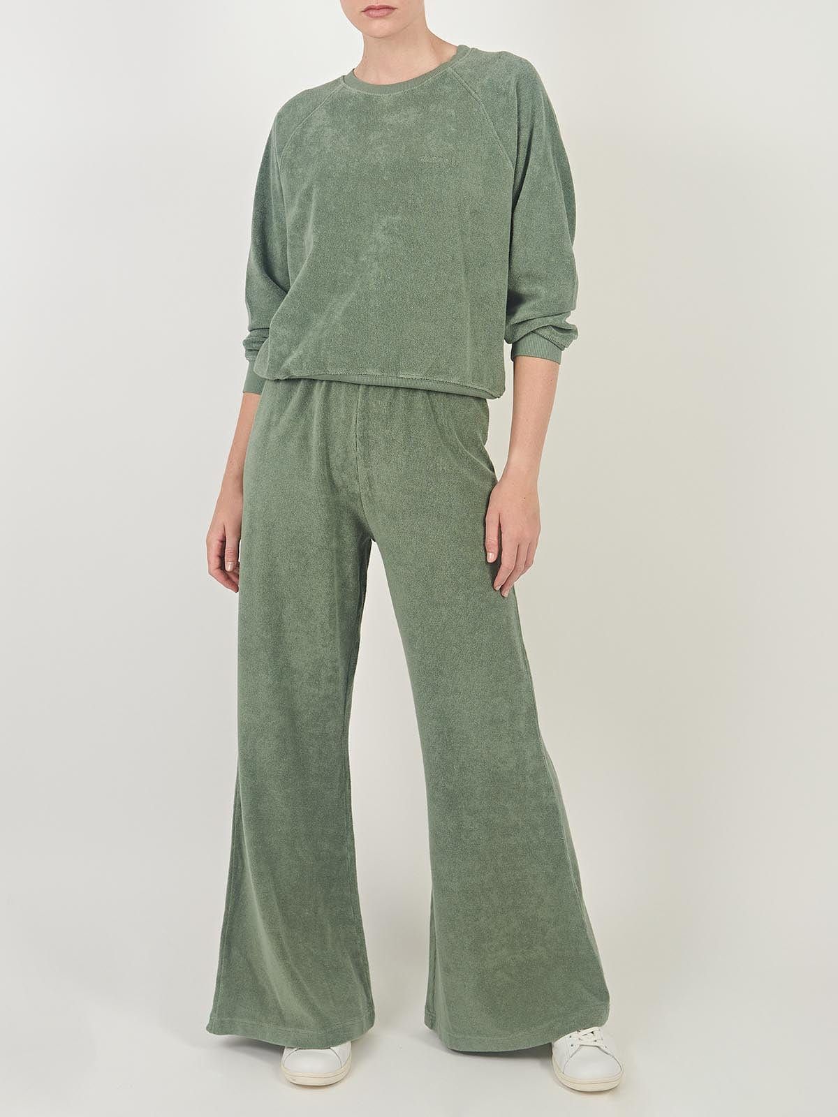 Wide Leg Terry Sweat Pants sold by iris product image thumbnail 4