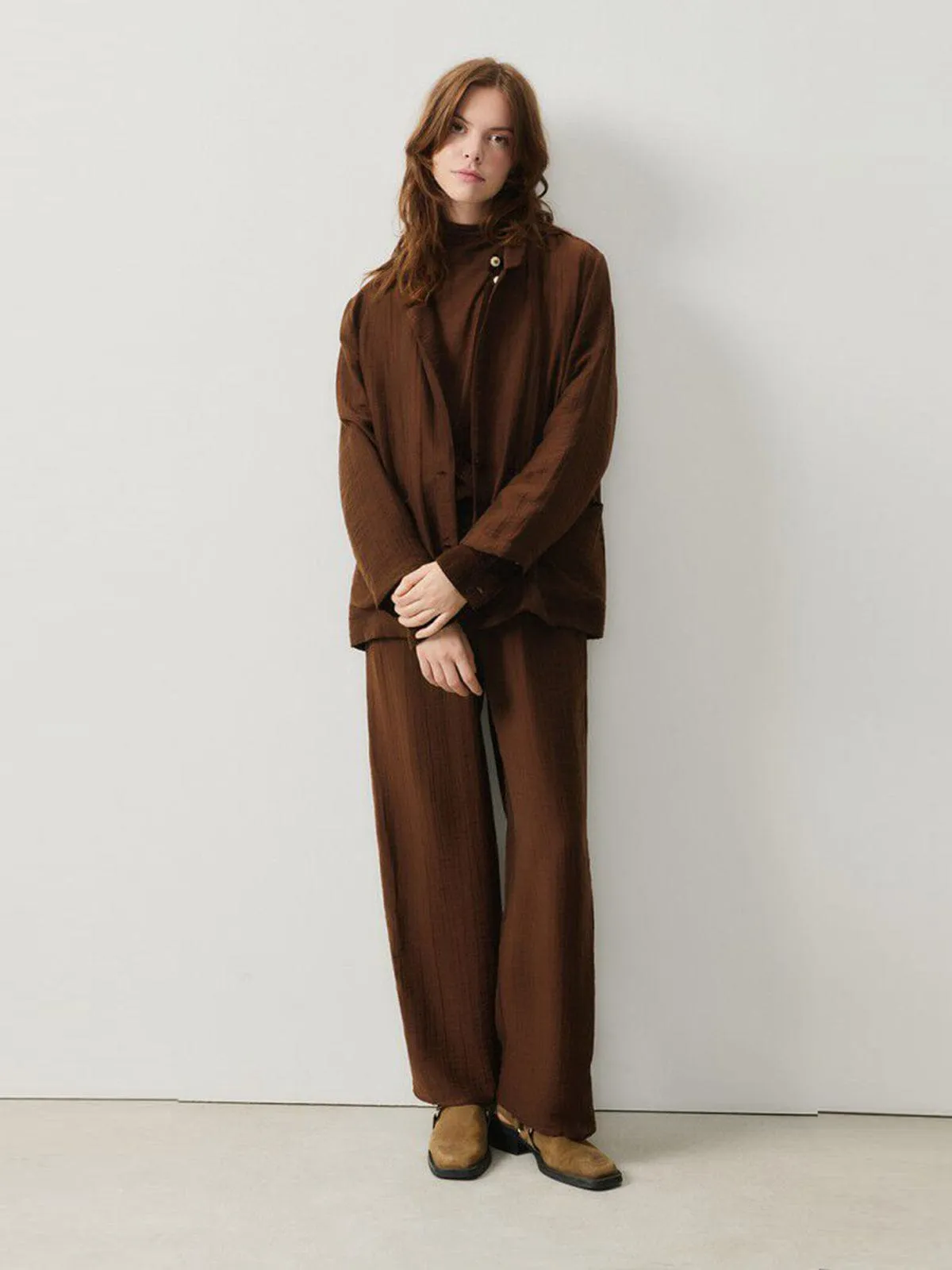 Detown Blazer – Chocolate Brown sold by iris product image thumbnail 5