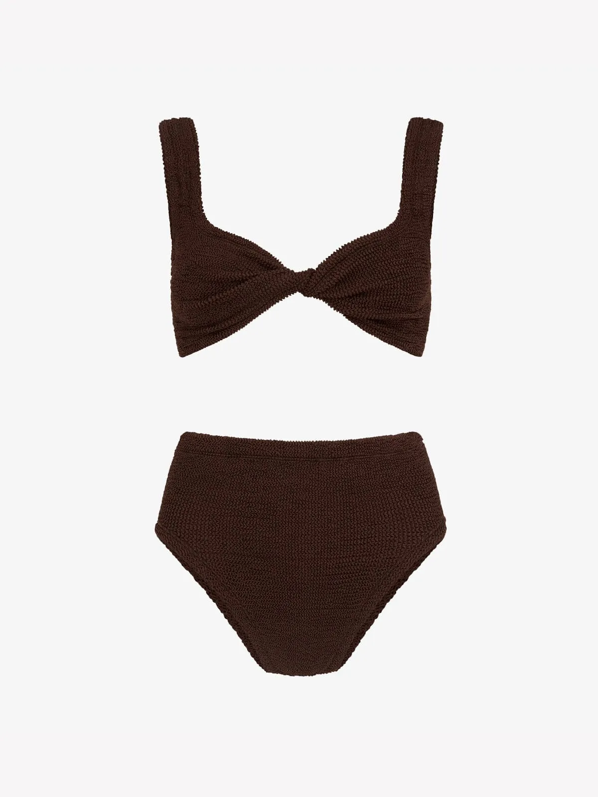 Jamie Metallic Bikini - Brown sold by iris