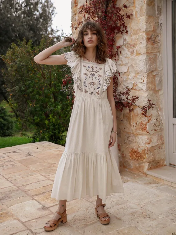 Alisson Embroidered Dress made by iris